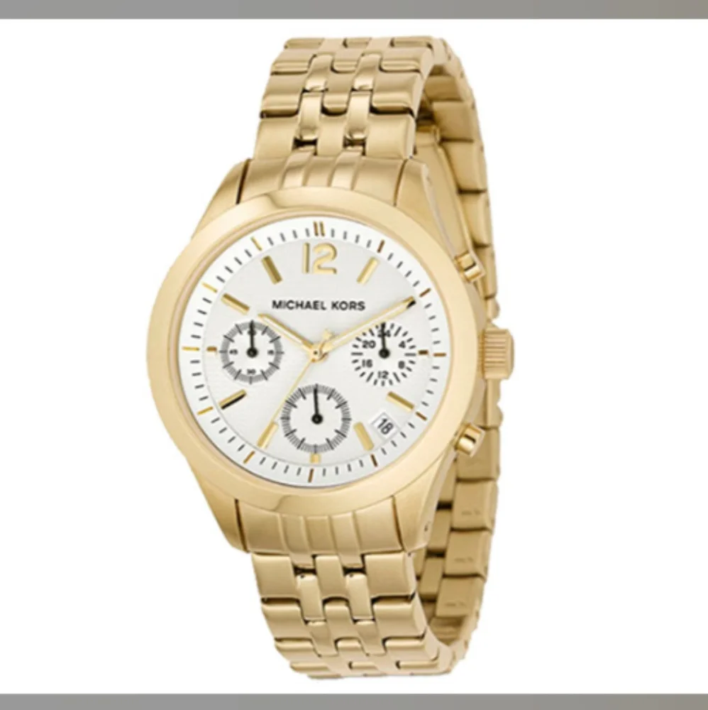 Michael Kors MK 5192 gold tone chronograph women's watch